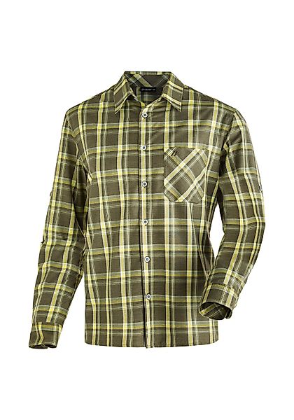 Maier Sports Funktionshemd "Claas" Herren Hemd, langarm Karohemd für Outdoo günstig online kaufen