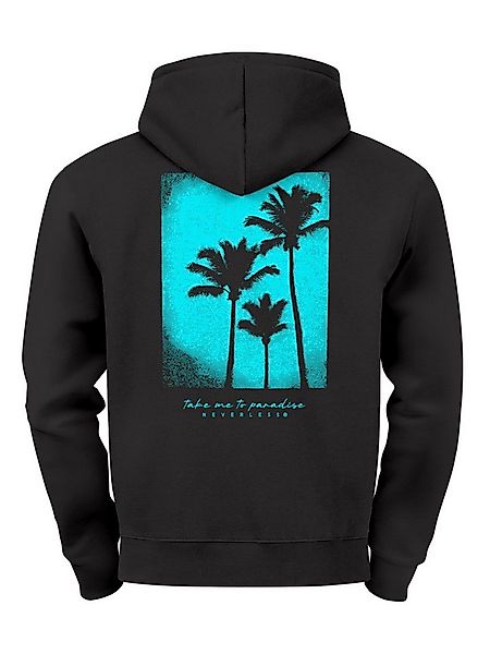 Neverless Hoodie Herren Hoodie Palmenmotiv, Neverless Take Me to Paradise D günstig online kaufen