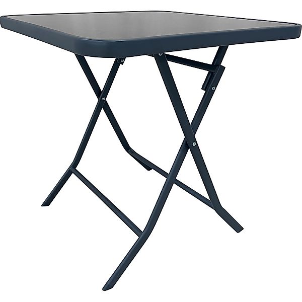 Klapptisch Toconao Quadratisch Anthrazit 70 cm x 70 cm günstig online kaufen