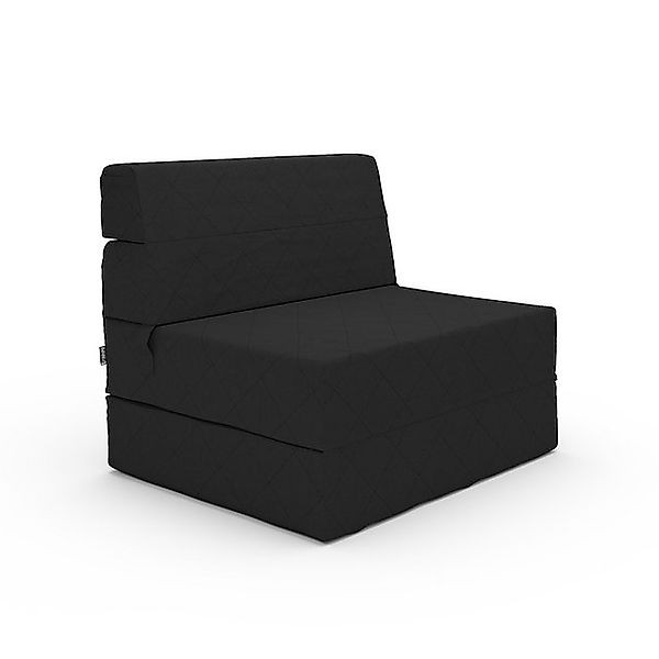 VitaliSpa® Schlafsofa Lima, Schwarz, 100 cm günstig online kaufen