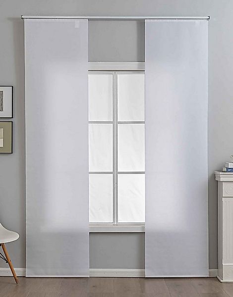 Gardinenbox Schiebegardine (2 St), Paneelwagen, blickdicht, »New Amsterdam« günstig online kaufen