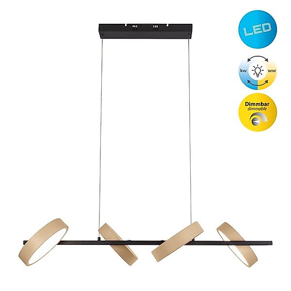 näve LED Pendelleuchte »Tessa«, 4 flammig, Leuchtmittel LED-Modul   LED wec günstig online kaufen