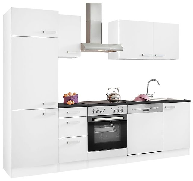 OPTIFIT Küchenzeile "Odense", Breite 270 cm, mit 28 mm Arbeitsplatte, mit G günstig online kaufen