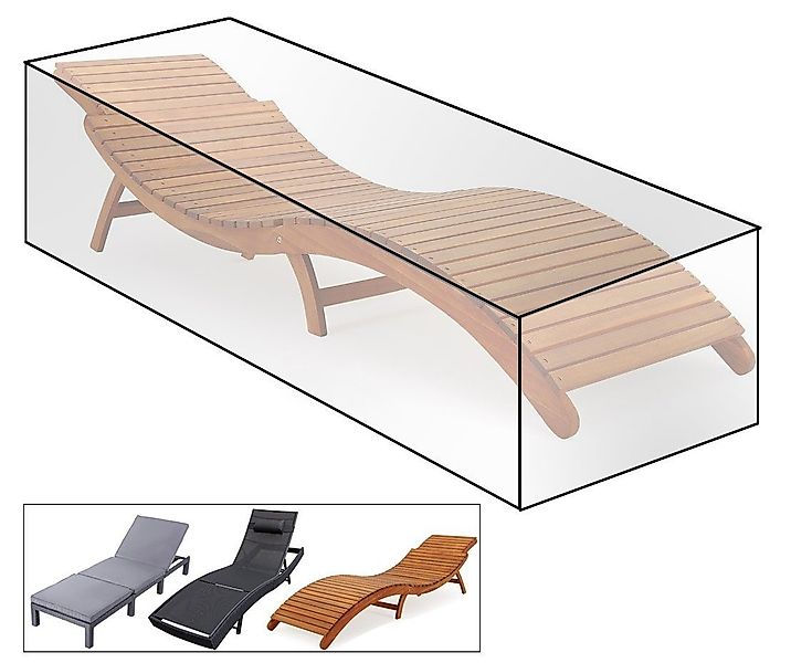 Woltu Schutzplane (1-St), Abdeckhaube für Sonnneliege 218x77x55cm günstig online kaufen