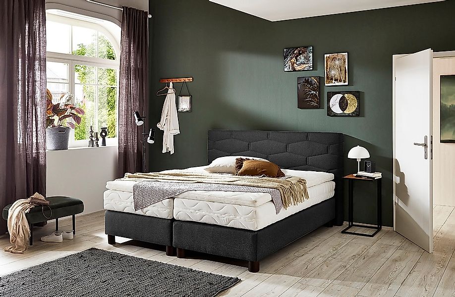 Westfalia Schlafkomfort Boxspringbett wahlweise mit Topper günstig online kaufen