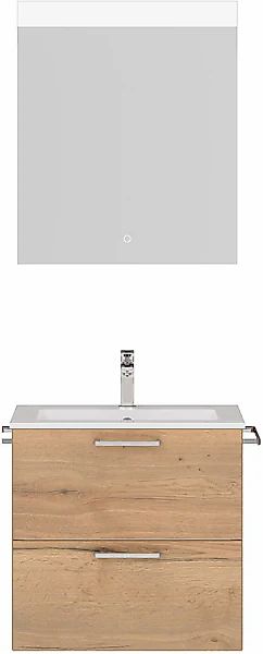 nobilia® Badmöbel-Set »Tolvina« vormontiert, mit Soft-Close, 2 Stk. tlg. günstig online kaufen