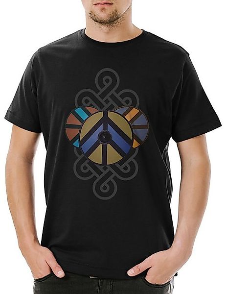 Urban Backwoods Print-Shirt Viking Shieldwall I Herren T-Shirt Vikings Schi günstig online kaufen