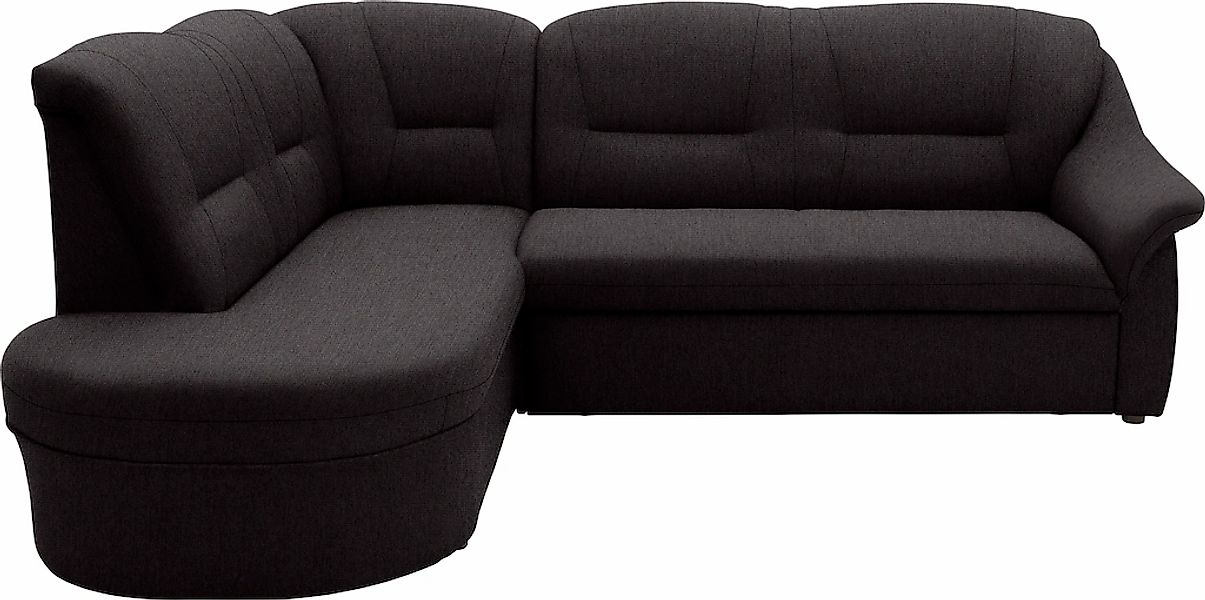 DOMO collection Ecksofa "Faenza für kleine Räume, Stellmaße 232x176cm, komf günstig online kaufen