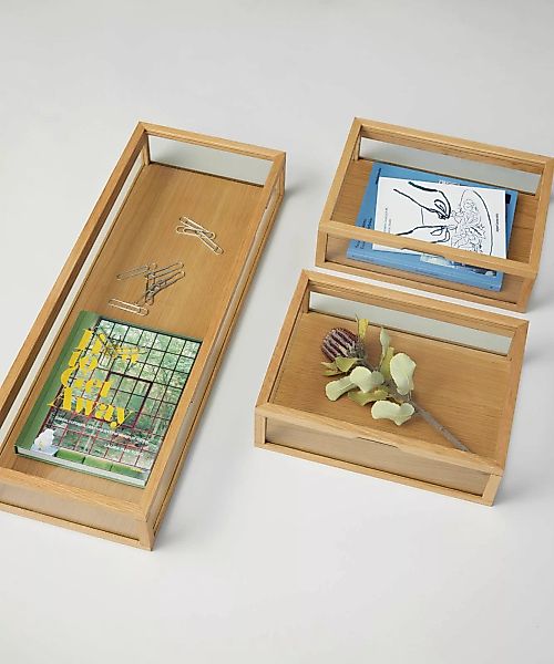 View Display Box aus Glas Large Naturfarben günstig online kaufen