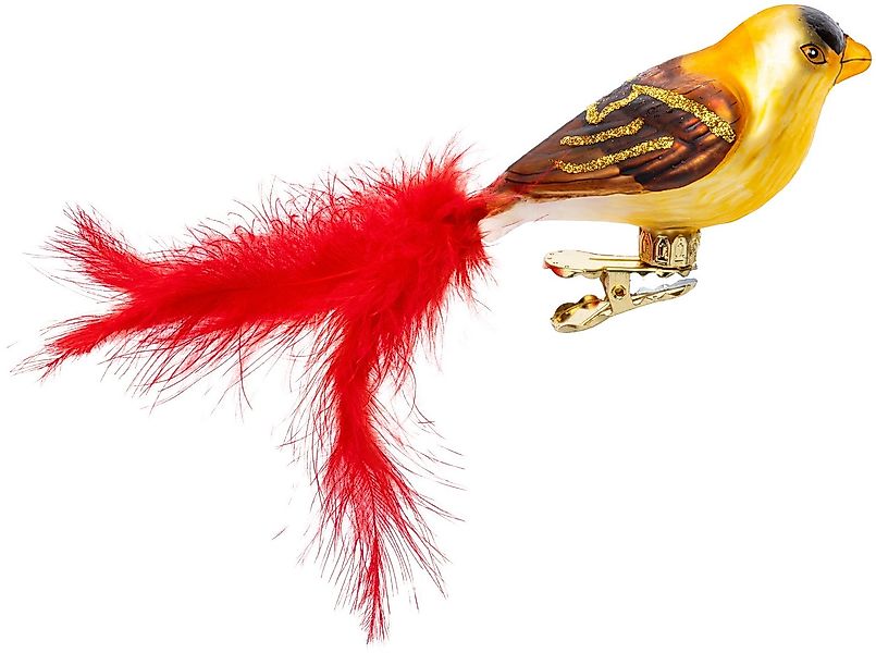 SIKORA Christbaumschmuck Clip Vogel besondere Weihnachtskugel Glas Anhänger günstig online kaufen