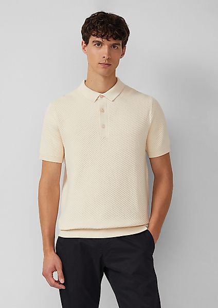 s.Oliver Longpullover Strickpullover Poloshirt aus weichem günstig online kaufen