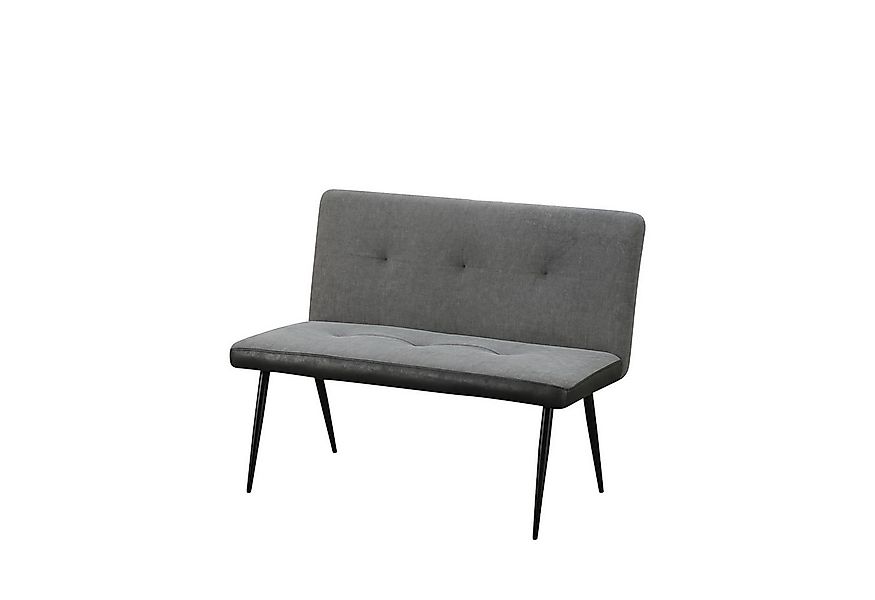 HTI-Living Polsterbank 2-Sitzer Bank Anthrazit/Grau Joschka (Stück, 1-St., günstig online kaufen