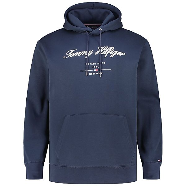 Tommy Hilfiger Hoodie aus Baumwollmischung Farbe marine Größe: 3XL günstig online kaufen