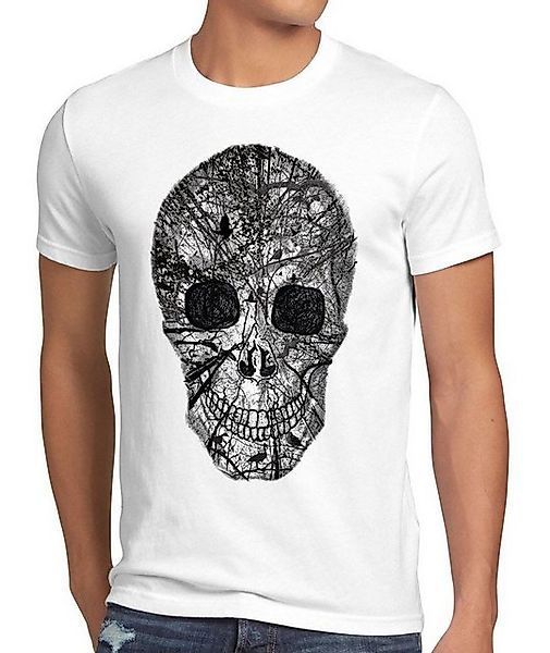 style3 T-Shirt Skull Totenkopf rocker club biker heavy horror kopchen Skele günstig online kaufen