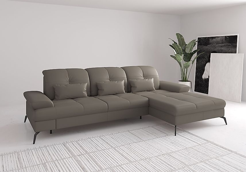 sit&more Ecksofa "Amica, L-Form, inkl. Sitztiefenverstellung & Armteilverst günstig online kaufen