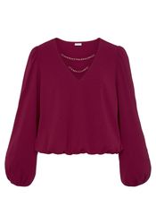 LASCANA Schlupfbluse mit Kettendetails, elegante Damenbluse, günstig online kaufen
