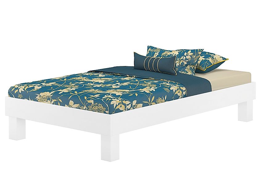 ERST-HOLZ Bett Hohes Einzelbett Gästebett Buche günstig online kaufen