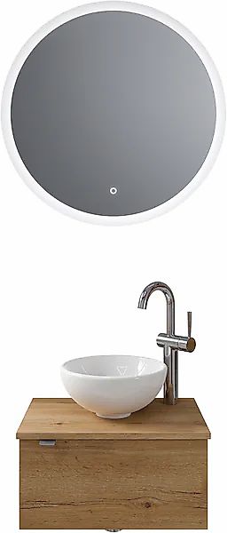 Saphir Badmöbel-Set »Serie 6915«, (4 St.), Gäste-Bad, mit LED-Spiegel und 1 günstig online kaufen