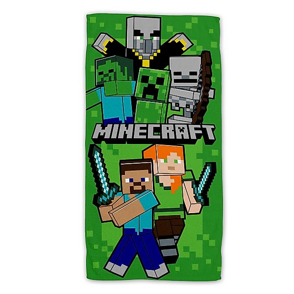 Minecraft Strandtuch Baumwolle Strandtuch Frottee Badetuch günstig online kaufen