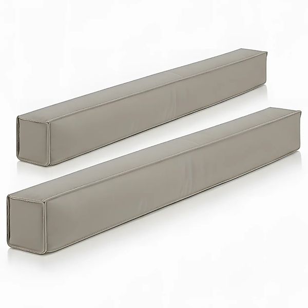 Beautissu 2er Set Magnetischer Zugluftstopper für Türen 90cm Marin Hellgrau günstig online kaufen