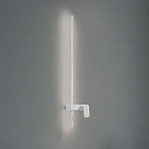 Wandlampe EASY LEFT, weiß, Breite 80 cm, Metall, GU10 + LED günstig online kaufen