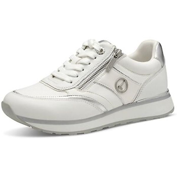 Tamaris Tamaris 1-23726-43/171 Damen Leder und Synthetik weiss Schnürschuh günstig online kaufen