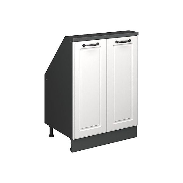 Vicco Unterschrank R-Line, Weiß Landhaus/Anthrazit, 60 günstig online kaufen