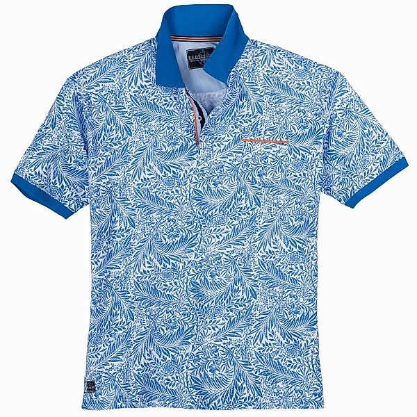 redfield Poloshirt Redfield Übergrößen Poloshirt floral günstig online kaufen