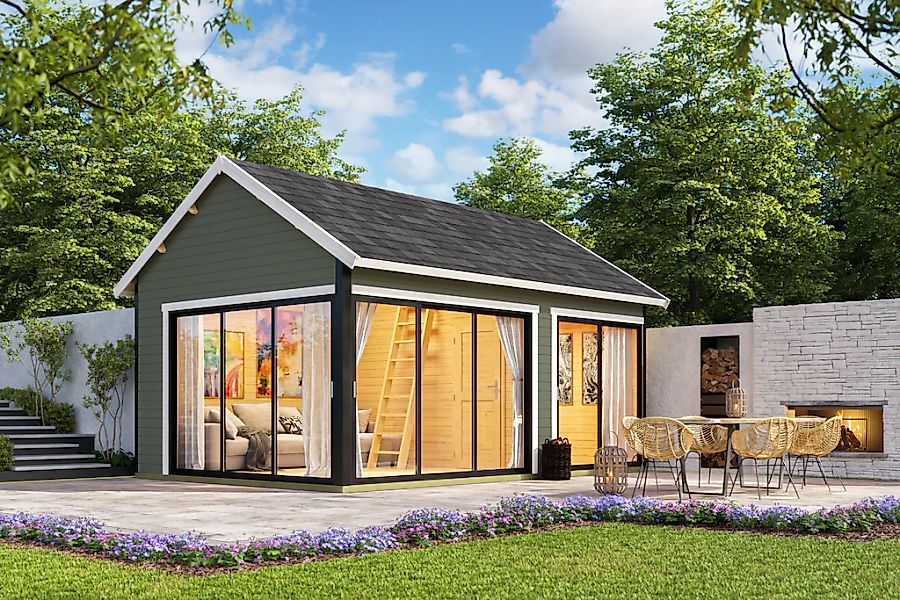 Nordic Holz Gartenhaus "MURANO 3" günstig online kaufen
