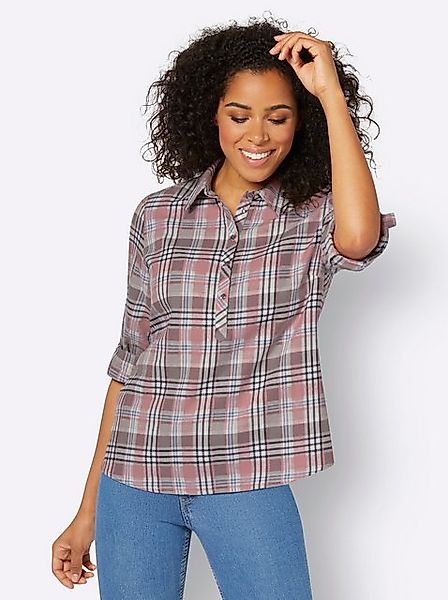 Witt Klassische Bluse Flanell-Bluse günstig online kaufen