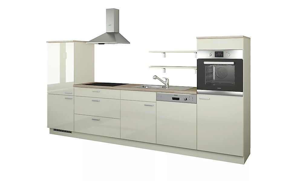 Küchenzeile ohne Elektrogeräte  Kassel ¦ creme ¦ Maße (cm): B: 330 Küchen-o günstig online kaufen