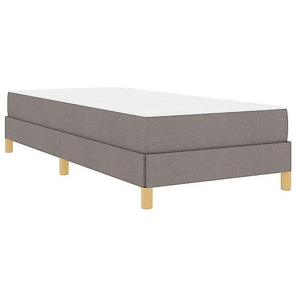 vidaXL Boxspringbett Taupe 90 x 190 cm Stoff 3398532 günstig online kaufen
