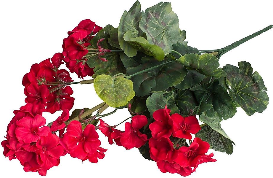 Kunstblume Geranie mit 9 Stielen, Botanic-Haus, günstig online kaufen