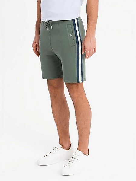 OMBRE Sweatshorts Herren-Sweatshorts mit Paspel und Kordelzug im Bund günstig online kaufen
