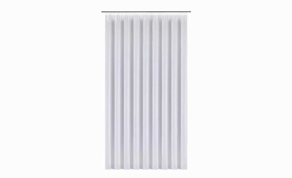 Weckbrodt Gardinenstore mit Kräuselband  Emil ¦ weiß ¦ Synthetik ¦ Maße (cm günstig online kaufen