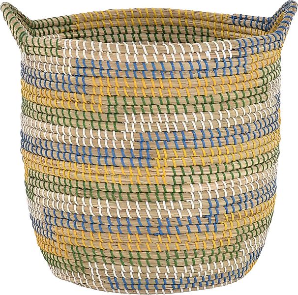 Krines Home Aufbewahrungskorb Runder Tragekorb Dekokorb günstig online kaufen