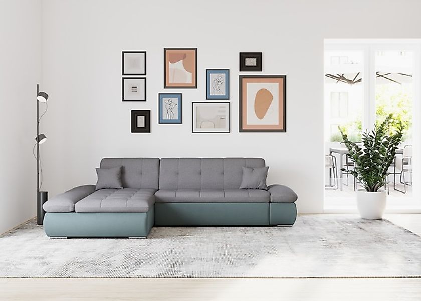 DOMO collection Ecksofa »Moric, L-Form, XXL-Sofa - Breite 300cm«, wahlweise günstig online kaufen