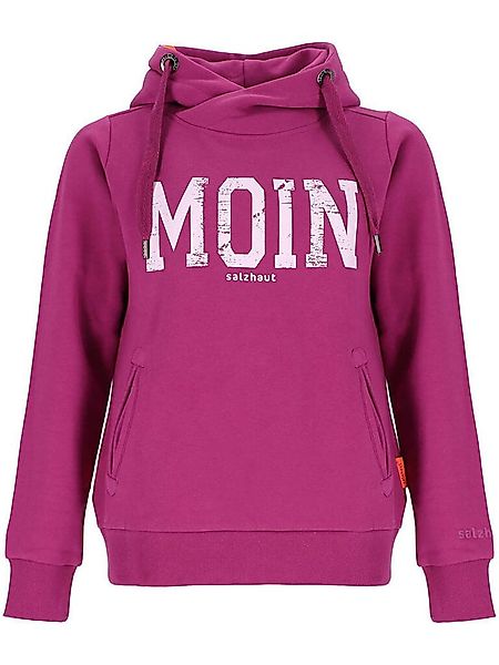 salzhaut Kapuzenpullover Damen Hoodie Sünn mit Moin-Print - Modischer Pullo günstig online kaufen