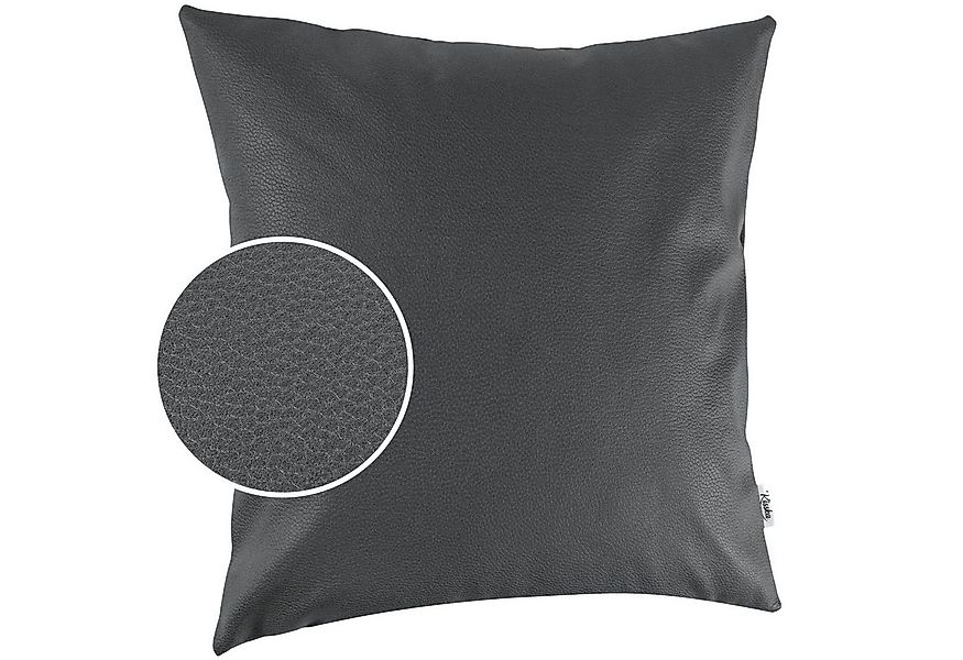 Kisska Dekokissen Kissenhülle KUMO atmungsaktive Kunstleder Kissenbezug Zie günstig online kaufen