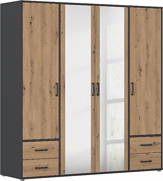 rauch Drehtürenschrank "Kleiderschrank Schrank Garderobe Wäscheschrank VOYA günstig online kaufen
