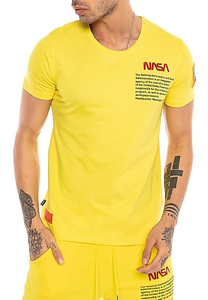 RedBridge T-Shirt mit Brustprint – Rundhals, günstig online kaufen