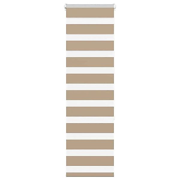 vidaXL Doppelrollo Sandbraun 50x150 cm Stoffbreite 45,9 cm Polyester 401453 günstig online kaufen