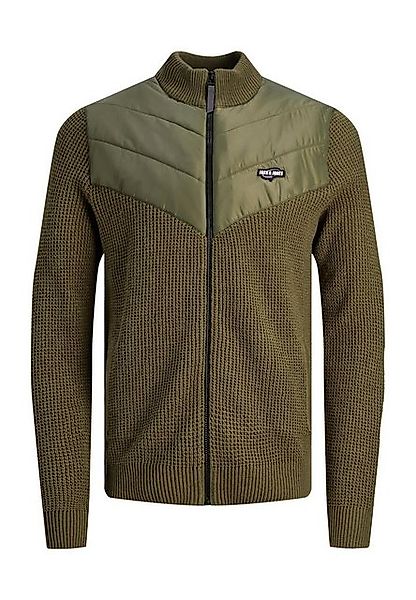 Jack & Jones Cardigan Cardigan Black Knit Hybrid Strickjacke (1-tlg) günstig online kaufen