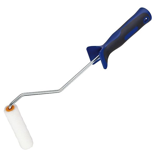 LUX-TOOLS Felt-Roller XL Bügel 2K-Softgriff Schwarz-Blau 10 cm günstig online kaufen