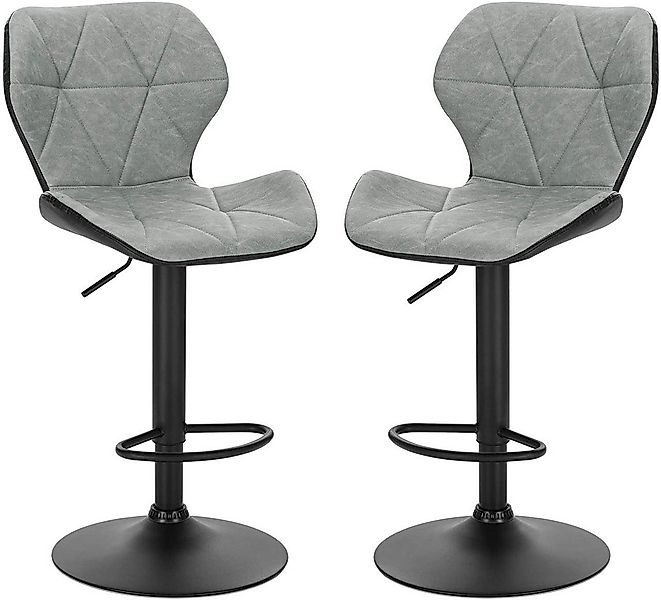 Woltu Barhocker (2 St), Bistrohocker Retro höhenverstellbar und drenbar günstig online kaufen