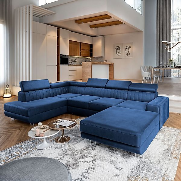 Masseno Ecksofa SIENA mit Schlaffunktion U-Form, günstig online kaufen