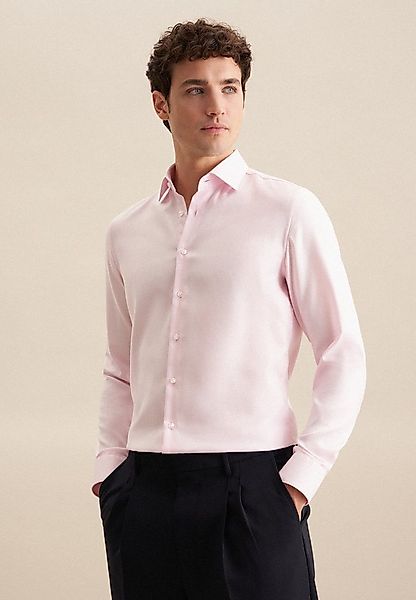 seidensticker Businesshemd Schwarze Rose Slim 1/1 Kentkragen Struktur günstig online kaufen