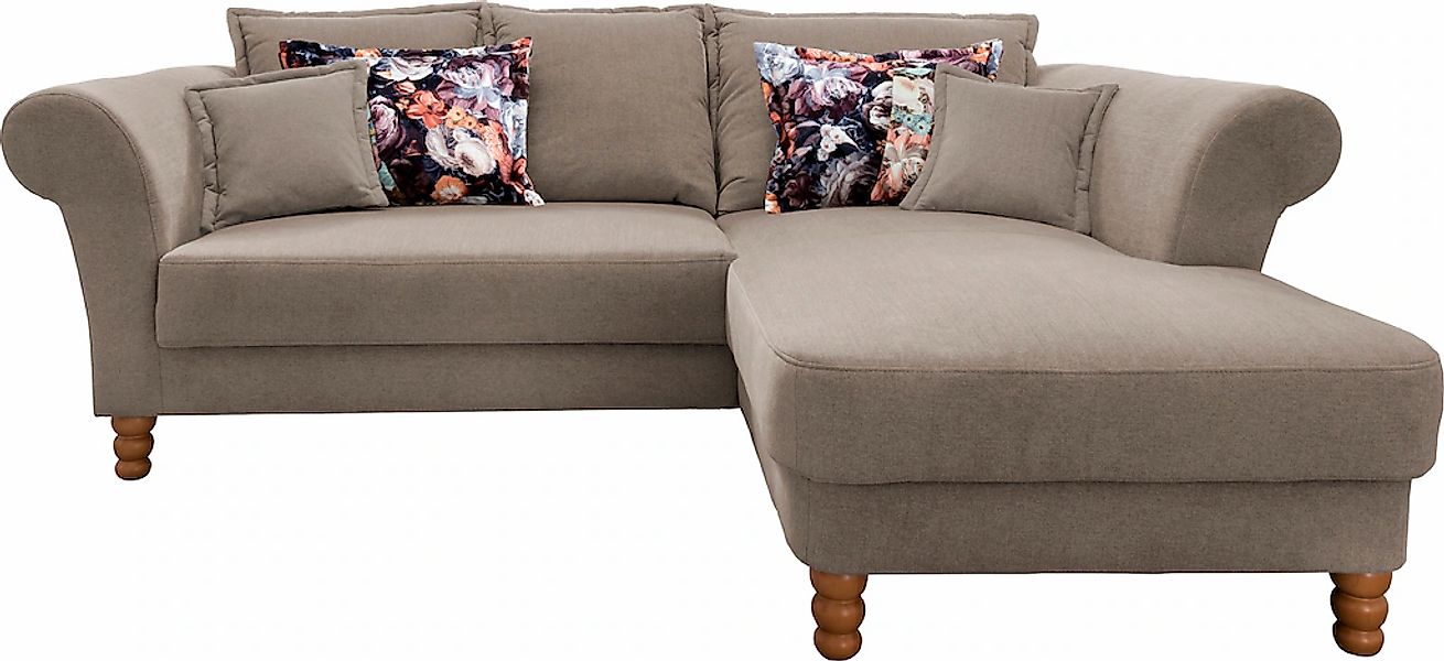 Home affaire Ecksofa "Tassilo Mega Polsterecke mit Kaltschaum im Sitz, bequ günstig online kaufen