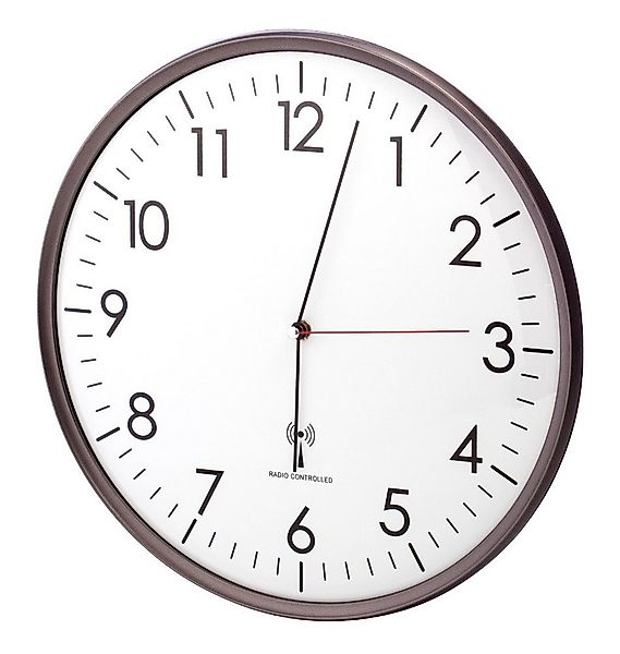 TFA Dostmann Funkwanduhr analoge nahezu lautlose Wanduhr Funchal TFA 60.351 günstig online kaufen