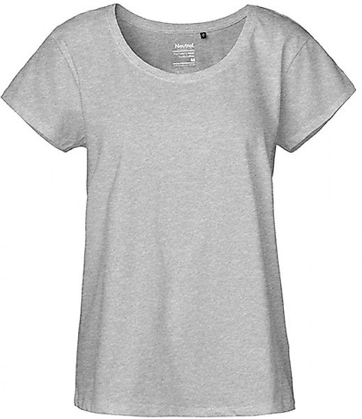 Neutral Rundhalsshirt Damen Loose Fit T-Shirt günstig online kaufen